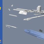 732 1/72 F-2B 101号機用スピンシュート