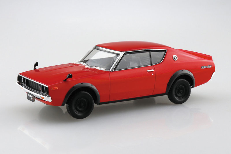 24-RD ニッサン C110スカイラインGT-R（レッド） 楽プラ スナップキット