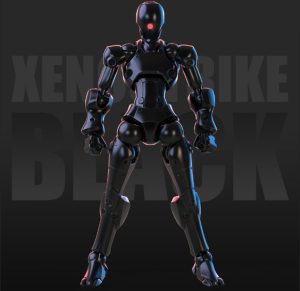 SHEIK MAINLAND 3 min projectシリーズ 強攻異人 1/18スケールプラスチックモデルキット（メタリックブラック）