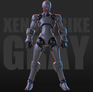 SHEIK MAINLAND 3 min projectシリーズ 強攻異人 1/18スケールプラスチックモデルキット（グレー）