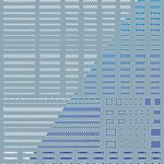 GM ラインデカール No.8「ストレート・ライン ＃2」ホワイト＆ネオンブルー