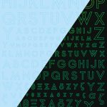 1/100 GM フォントデカール No.9「フューチャー・アルファベット〔ラインシェイプ〕」クリア＆ネオンジュエルグリーン