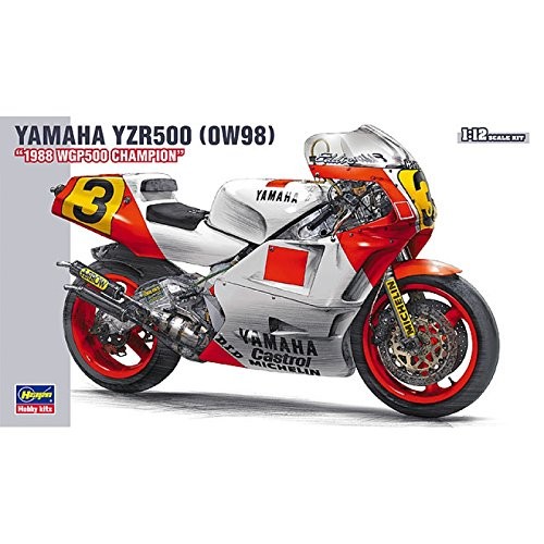 ハセガワ 1/12 ヤマハ YZR500（0W98）1988 チャンピオン