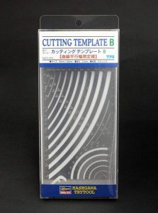 トライツール カッティングテンプレートB（曲線）