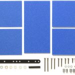 GP512 ブレーキスポンジセット（1/2/3mm青）