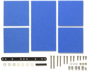 GP512 ブレーキスポンジセット（1/2/3mm青）