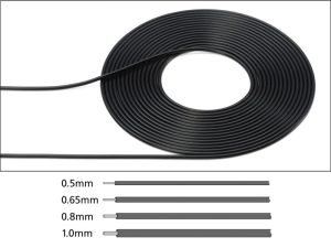 ディテールアップパーツシリーズ パイピングケーブル外径φ1.0mm（ブラック）