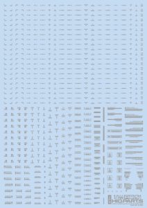 1/144 RB01 コーションデカール ワンカラーライトグレー（1枚入）