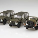 1/72 陸上自衛隊 1/2tトラック（部隊用） 特別仕様（ディスプレイ用彩色済み展示台座付き） ミリタリーシリーズNo.12 EX-1