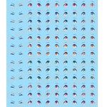 メガミデバイス 瞳デカールセット11 BULLET KNIGHTS エクスキューショナー BRIDE 用