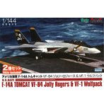 【再販】PF-66 1/144 アメリカ海軍 F-14A トムキャット VF-84 ジョリーロジャース ＆ VF-1 ウルフパック 2機セット