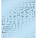 1/144 GM ラインデカール No.4「with コーション」＃2 シルバー