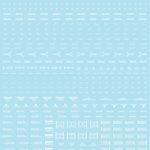 1/144 GMコーションデカールNo.1「アヴィエーションテイスト・英語表記＃1」ホワイト