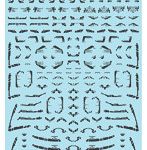 1/144 GM ラインデカール No.4「with コーション」＃2ダークグレー