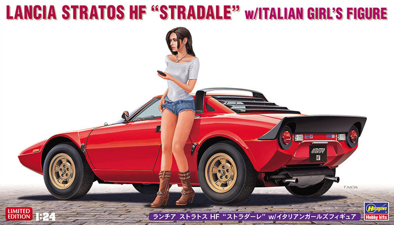 20543 【再販】1/24 ランチア ストラトス HF ‘ストラダーレ’ w/イタリアンガールズフィギュア