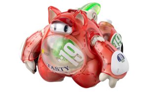 【再販】 KM-094 熊丸Racoon 2Pカラー（クリアーレッド）