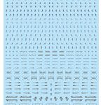 1/144 GM コーションデカール No.14「ティッキング・ストライプ-dp-」ダークグレー