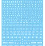 1/144 GM コーションデカール No.14「ティッキング・ストライプ-dp-」ホワイト