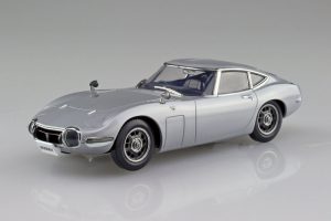 06-SS 1/32 トヨタ 2000GT（サンダーシルバーメタリック） 楽プラ スナップキット