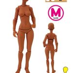 PPC-T139 関節技EX 1/12素材ちゃんM 褐色
