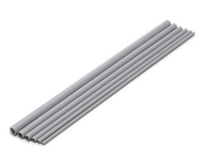 OM-543 プラ=パイプ【グレー】肉厚 外径5.0mm 5本入