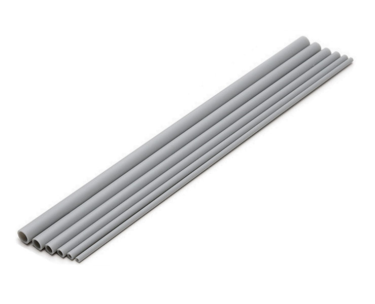 OM-543 プラ=パイプ【グレー】肉厚 外径5.0mm 5本入