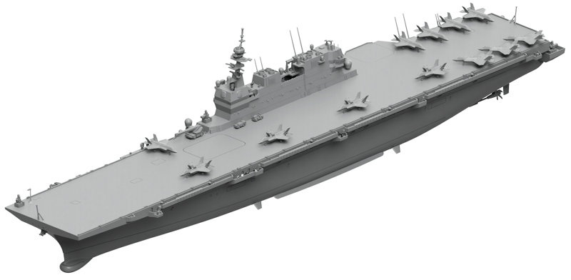 J108 1/700 海上自衛隊 護衛艦 DDH-184 かが 2024（STOVL戦闘機搭載 第1次改装時）