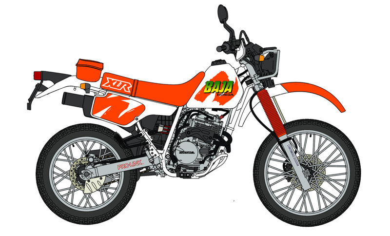 BK16 1/12 ホンダ XLR BAJA （MD22） （1991）