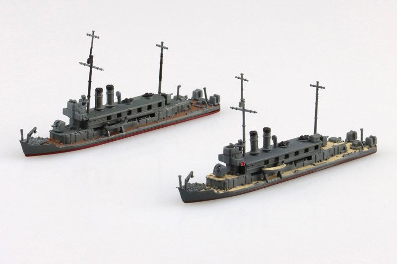 547 1/700 ウォーターライン 日本海軍 砲艦 堅田/保津