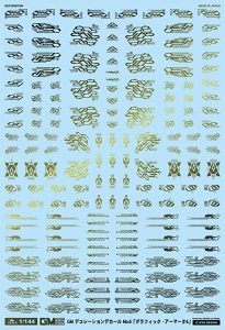 1/144 GM デコレーションデカール No.6「グラフィック・アーマー＃4」プリズムナイトゴールド