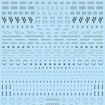 FREE GM デコレーションデカール No.4「モールドテクスチャー＃2」ブラック