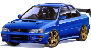 ID-327 1/24 インチアップシリーズ No.327 スバル インプレッサSti バージョンVI（GT・Wウィング付き）