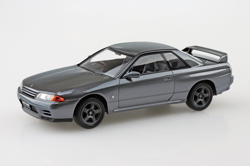 14-GG ニッサン R32 スカイライン GT-R（ガングレーメタリック） 楽プラ スナップキット