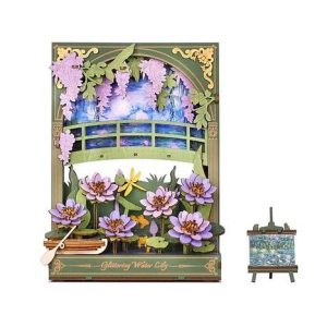 ROLIFE DIY Glittering Water Lily【TH001】ROWOOD ウッドパズル（組立キット）（英語版製品）