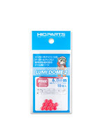 LMD2-PIN-60 ルミドーム2 蛍光ピンク 6.0mm（10個入）