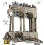 RTD35050 1/35 ディオラマベース:破壊された中央駅