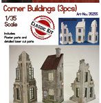 RTD35255 1/35 建物の角 （3種セット）