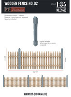 RTD35535 1/35 木製フェンス No.02