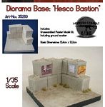 RTD35260 1/35 ディオラマベース:ヘスコ防壁