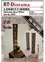 RTD35573 1/35 鉄柱 （2個） （115.5mm）