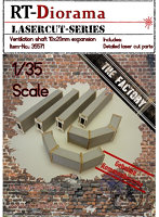 RTD35571 1/35 換気ダクト （10 x 20mm）拡張セット