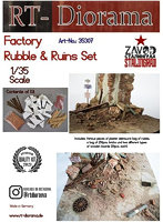 RTD35307 1/35 廃工場の瓦礫セット