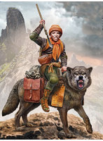 MB24086 1/24 ウルフに乗った少女・人類最終戦争後シリーズ8:最期の橋