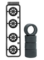 W-5 1/24 レーシング用8本スポークホイール 15インチ
