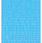 1/100 GM ナンバーデカール No.10「サイバースペース・ナンバーズ＃2」ライトグレー