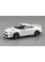 03-BW ニッサン R35 NISSAN GT-R 2024（ブリリアントホワイトパール） 楽プラ スナップキット