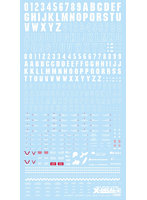 X・デカール 4 （ホワイト）