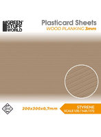 グリーンスタッフワールド GSWD-5063 プラスチックシート-木製板3mmテクスチャーシート