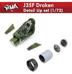1/72 J35Fドラケン ディテールアップセット