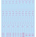 1/100 GMコーションデカールNo.1「アヴィエーション・英語＃1」エースピンク